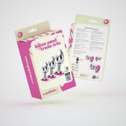 Anal Train Trio Bijou Rosa Crushious Avec Sacs Individuels Gratuits