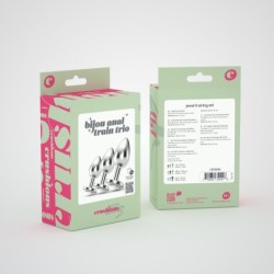 Anal Train Trio Bijou Transparant Crushious Met Gratis Individuele Zakjes