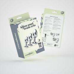Anal Train Trio Bijou Transparant Crushious Met Gratis Individuele Zakjes