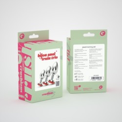 Anal Train Trio Bijou Rood Crushious Met Gratis Individuele Zakjes