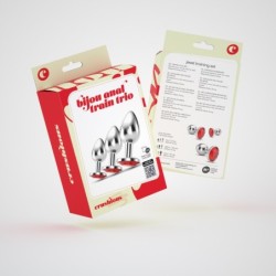 Anal Train Trio Bijou Rosso Crushious Con Sacchetti Individuali Gratis