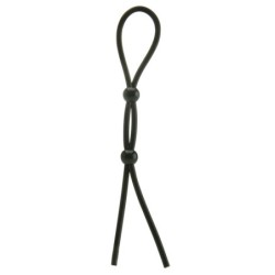 Anel Ajustável Para Pénis e Testículos Double Booster Preto