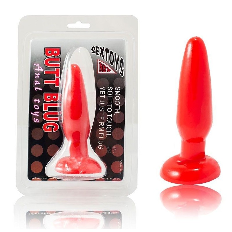 Piros Kis Anális Plug 15 Cm
