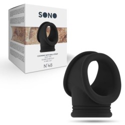 Sono N 48 Must Peeniserõngas Munandikinnitusega