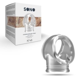 Peniskokring mit Hodengurt Sono N 48 Transparent