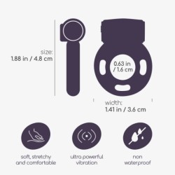 Anneau Pénien Avec Balle Vibrante Booster Crushious