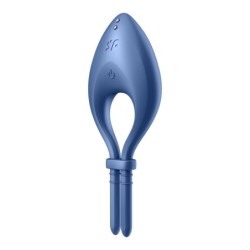 Vibracinis žiedas Bullseye Su Programėle Satisfyer Mėlynas