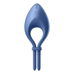 Anel Vibratório Bullseye Com App Satisfyer Azul