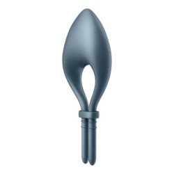 Anel Vibratório Bullseye Com App Satisfyer Azul Escuro