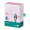 Anel Vibratório Bullseye Com App Satisfyer Azul Escuro