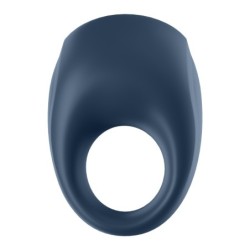 Vibracijski obroček z aplikacijo in Bluetooth Strong One Ring Satisfyer modre barve