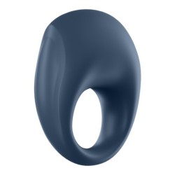 Vibracijski obroček z aplikacijo in Bluetooth Strong One Ring Satisfyer modre barve