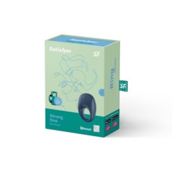 Anel Vibratório Com App E Bluetooth Strong One Ring Satisfyer Azul
