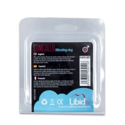 Anneau vibrant Cochon d'Inde Transparent Libid Toys