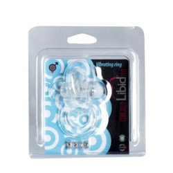 Anneau vibrant Cochon d'Inde Transparent Libid Toys