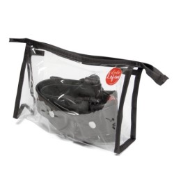 Handgefertigtes Geschirr aus schwarzem Leder 3 Cm/ L Lulú Lafem