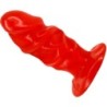 Anale Plug Unisex met Zuignap Rood