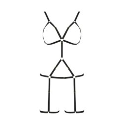 Kroppssele Indica Svart Devil Collection Passion 36-38 S/M