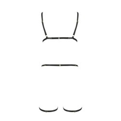 Indica Black Devil Collection Passion Body Harness 36-38 S/M