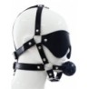 Ansigtssele med bind for øjnene og knebel Over The Head Argus Toys