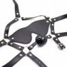 Ansigtssele med bind for øjnene og knebel Over The Head Argus Toys