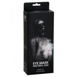 Naglavni jermen z masko in gagom Argus Toys