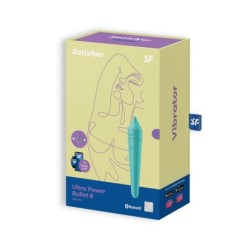 Bala Vibratória Ultra Power Bullet 8 Com App Satisfyer Turquesa