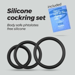 Bandoleros Conjunto De Anillos De Silicona Para El Pene Crushious