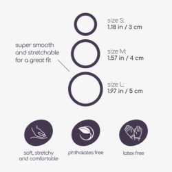 Bandoleiros Conjunto De Anéis De Silicone Para O Pénis Crushious