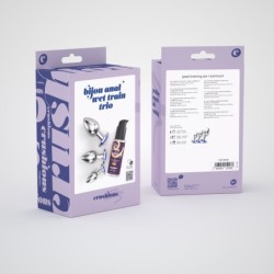 Bijou Anal Wet Train Trio Crushious Blauw