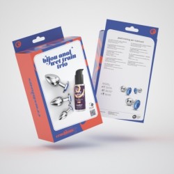 Bijou Anal Wet Train Trio Crushious Bleu