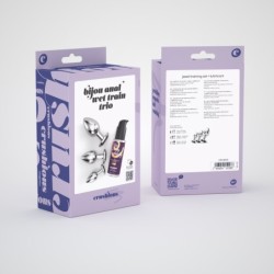 Bijou Anal Wet Train Trio Crushious Zwart