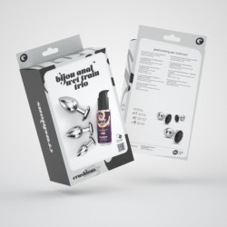 Bijou Anal Wet Train Trio Crushious Negre