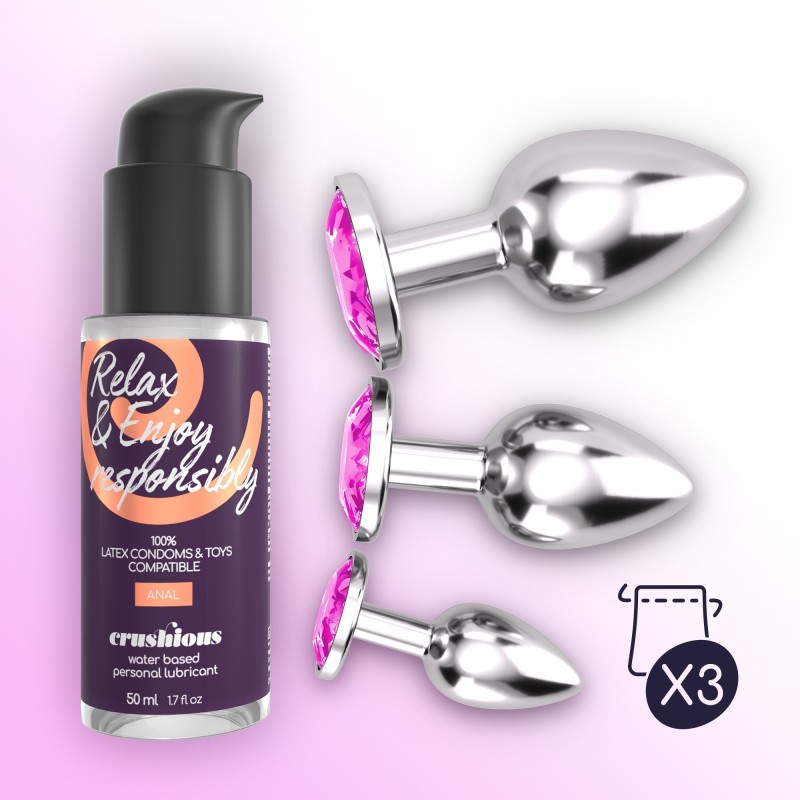 Bijou Anal Wet Train Trio Crushious Roosa