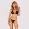 Bikini Negru Dungi Obsessive 36 S