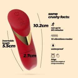 Blinders Balle Vibrante Rechargeable Crushious Rouge