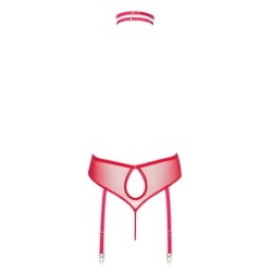 Body Adelaida Czerwone Wiśnie Beauty Night Fashion 36-38 S/M