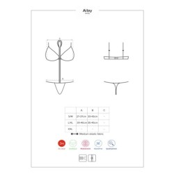 Kūno Ailay Obsessive Juodas 40-42 L/XL