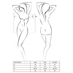 Боди Акита Червен Passion 40-42 L/XL