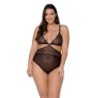 Body Amberly Schwarz Größe Queen Passion 52-54 6XL/7XL