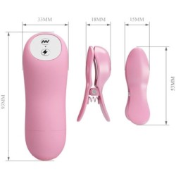 Romantic Wave Pinces met Vibratie en Elektroshock