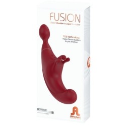Fusion Triple Klitorious & G-taško stimuliatorius Raudonas