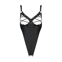 Body Celin Melns Queen Izmērs Passion 48-50 4XL/5XL