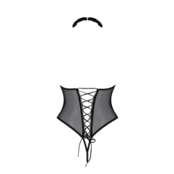 Body Dominica Čierna Devil Collection Passion 40-42 L/XL