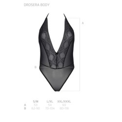 Black Eco Collection Passion Body Drosera UK Size 16-18 XXL/3XL