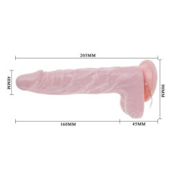 Super Rota Dong Dildo Realístic 20.5 Cm