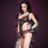 Body En encaix Cr-4212 Negre I Rosa 40 L