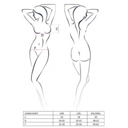 Body Joana Czarny Passion 44-46 XXL/3XL