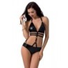 Body Lamis Čierna Devil Collection Passion 36-38 S/M
