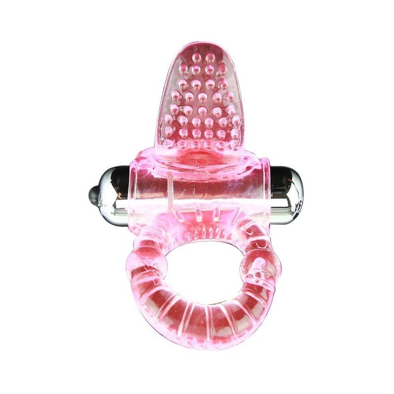 Sweet Abs 10 Rytmer Ring Penis Vibrator Pink